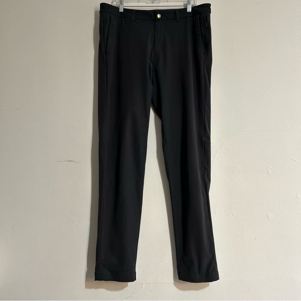 Lululemon Commission Pant Slim Warpstreme in Black Size 36
